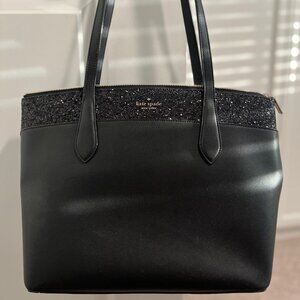 Kate Spade Flash Glitter Tote (Black)